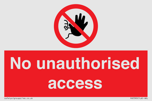 No unauthorised access